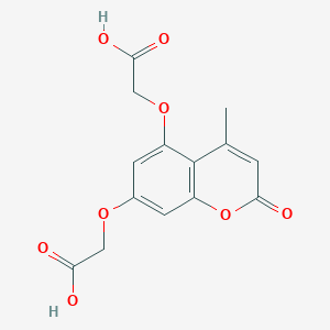Acetic acid, 2,2'-[(4-methyl-2-oxo-2H-1-benzopyran-5,7-diyl)bis(oxy)]bis-
