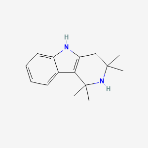 molecular formula C15H20N2 B7781619 1,1,3,3-Tetramethyl-2,3,4,5-tetrahydro-1H-pyrido[4,3-b]indole CAS No. 4290-21-5