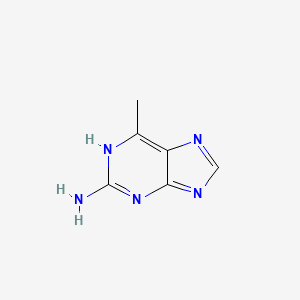 molecular formula C6H7N5 B7781625 6-methyl-1H-purin-2-amine 