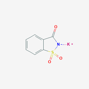 molecular formula C7H4KNO3S B077817 Saccharin potassium CAS No. 10332-51-1