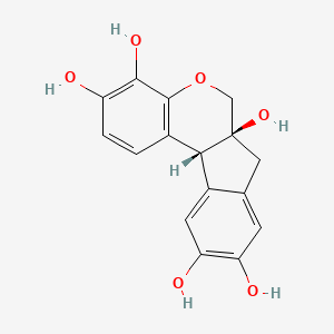 molecular formula C16H14O6 B7781724 Hematoxylin CAS No. 8005-33-2