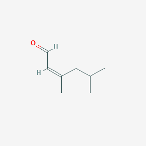 molecular formula C8H14O B7781774 (Z)-3,5-dimethylhex-2-enal 