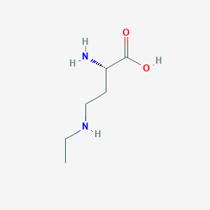 molecular formula C6H14N2O2 B7782188 (S)-2-amino-4-(ethylamino)butanoic acid 