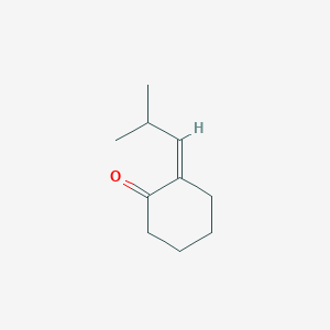 (2Z)-2-(2-methylpropylidene)cyclohexan-1-one
