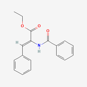 molecular formula C18H17NO3 B7782313 ethyl (Z)-2-benzamido-3-phenylprop-2-enoate 