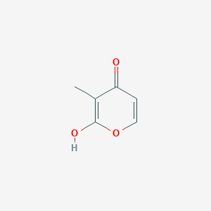 molecular formula C6H6O3 B7782459 2-hydroxy-3-methylpyran-4-one 