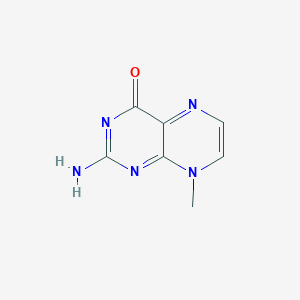 molecular formula C7H7N5O B077827 8-Methylpterin CAS No. 13005-87-3