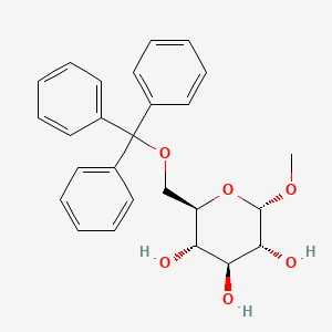 molecular formula C26H28O6 B7782700 METHYL-6-O-TRIPHENYLMETHYL-ALPHA-D-GLUCOPYRANOSIDE 