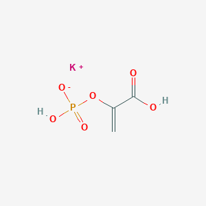 molecular formula C3H4KO6P B7782795 potassium;1-carboxyethenyl hydrogen phosphate 