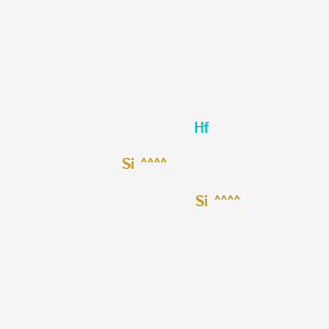 molecular formula HfSi2 B077831 Hafnium silicide CAS No. 12401-56-8