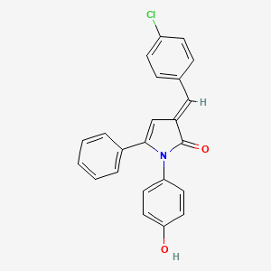molecular formula C23H16ClNO2 B7783282 inS3-54-A18 