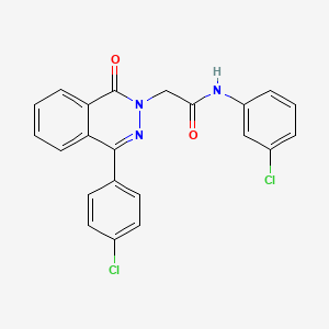 molecular formula C22H15Cl2N3O2 B7783364 PARP-1-IN-2 