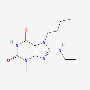 molecular formula C12H19N5O2 B7783501 MFCD03933621 CAS No. 476480-76-9