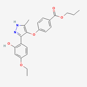 molecular formula C22H24N2O5 B7783528 MFCD04175308 