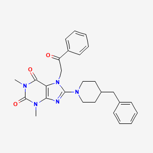molecular formula C27H29N5O3 B7783656 MFCD05693833 