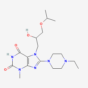 molecular formula C18H30N6O4 B7783678 MFCD05689727 