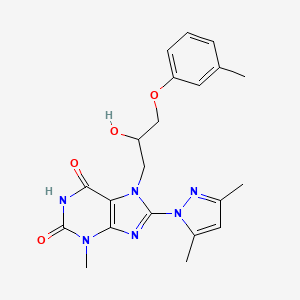 molecular formula C21H24N6O4 B7783721 MFCD05699660 