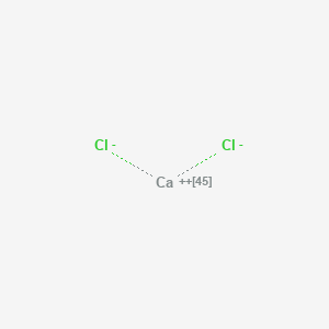molecular formula CaCl2 B077840 Calcium chloride Ca 45 CAS No. 14336-71-1