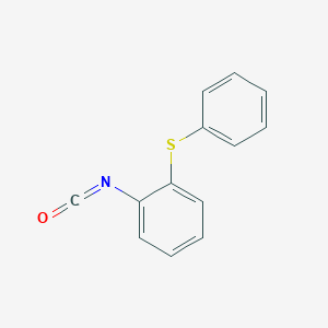 molecular formula C13H9NOS B077844 1-Isocyanato-2-(phenylsulfanyl)benzene CAS No. 13739-55-4