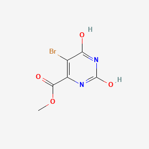 molecular formula C6H5BrN2O4 B7784601 methyl 5-bromo-2,6-dihydroxypyrimidine-4-carboxylate 