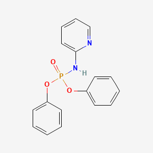 molecular formula C17H15N2O3P B7784640 N-(DIPHENOXYPHOSPHORYL)PYRIDIN-2-AMINE 