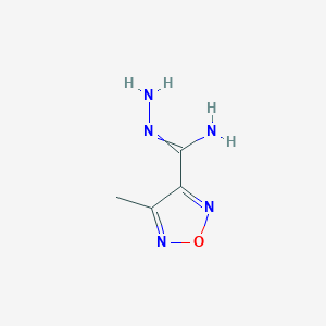 N-amino-4-methyl-1,2,5-oxadiazole-3-carboximidamide