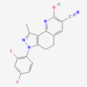 molecular formula C18H12F2N4O B7785016 CID 5306354 
