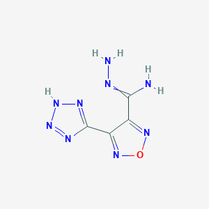 N-amino-4-(1H-1,2,3,4-tetrazol-5-yl)-1,2,5-oxadiazole-3-carboximidamide