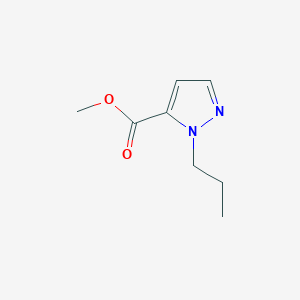 molecular formula C8H12N2O2 B7785498 methyl 1-propyl-1H-pyrazole-5-carboxylate CAS No. 1170869-49-4