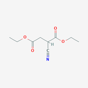 molecular formula C9H13NO4 B077855 Diethyl 2-cyanosuccinate CAS No. 10359-15-6