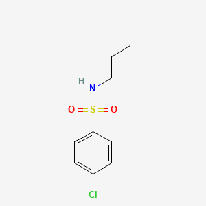 molecular formula C10H14ClNO2S B7785609 Benzenesulfonamide, N-butyl-4-chloro- CAS No. 6419-73-4