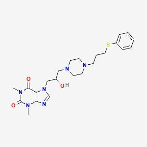molecular formula C23H32N6O3S B7785649 Tazifylline CAS No. 113932-16-4