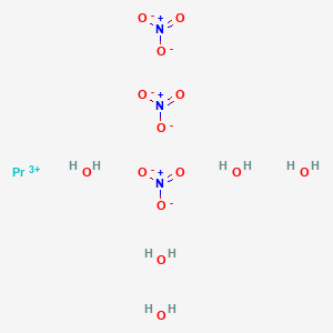 Nitric acid, praseodymium(3+) salt, pentahydrate