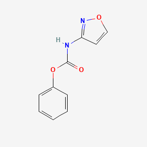 molecular formula C10H8N2O3 B7785710 phenyl N-(1,2-oxazol-3-yl)carbamate 