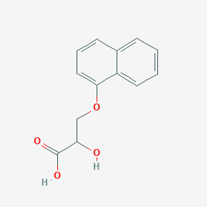 molecular formula C13H12O4 B077864 Naphthoxylactic acid CAS No. 10476-54-7