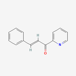 molecular formula C14H11NO B7786688 (2E)-3-phenyl-1-(pyridin-2-yl)prop-2-en-1-one CAS No. 5337-53-1