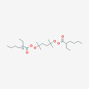 molecular formula C24H46O6 B077869 2,5-Dimethyl-2,5-bis(2-ethylhexanoylperoxy)hexane CAS No. 13052-09-0
