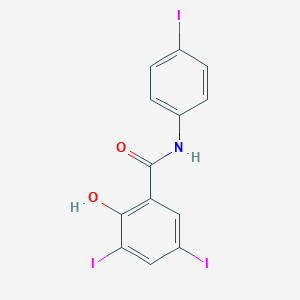 molecular formula C13H8I3NO2 B077870 Triiodosalicylanilide CAS No. 14437-45-7