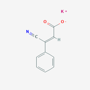 molecular formula C10H6KNO2 B7787619 potassium;(Z)-3-cyano-3-phenylprop-2-enoate 