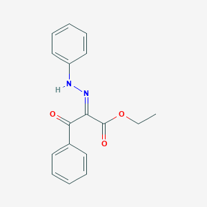 molecular formula C17H16N2O3 B7787665 ethyl (2E)-3-oxo-3-phenyl-2-(phenylhydrazinylidene)propanoate 
