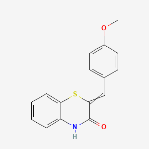 2-[(4-methoxyphenyl)methylidene]-4H-1,4-benzothiazin-3-one