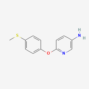 6-[4-(Methylsulfanyl)phenoxy]pyridin-3-amine