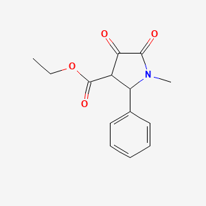 Ethyl 1-methyl-4,5-dioxo-2-phenylpyrrolidine-3-carboxylate