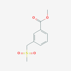 molecular formula C10H12O4S B7788272 Methyl 3-(methanesulfonylmethyl)benzoate CAS No. 261924-48-5