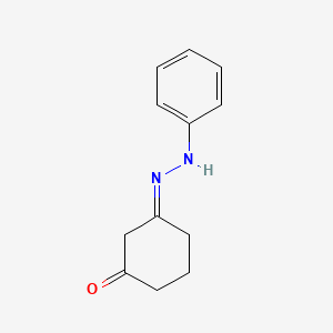 3-(2-Phenylhydrazin-1-ylidene)cyclohexan-1-one