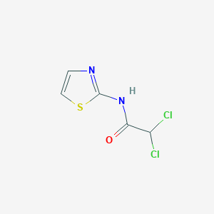 molecular formula C5H4Cl2N2OS B077884 2,2-Dichloro-n-(1,3-thiazol-2-yl)acetamide CAS No. 13667-37-3
