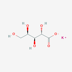 molecular formula C5H9KO6 B7788578 potassium;(2S,3S,4R)-2,3,4,5-tetrahydroxypentanoate 