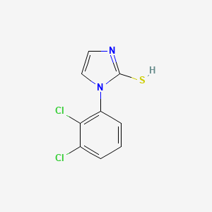 molecular formula C9H6Cl2N2S B7788586 1-(2,3-dichlorophenyl)imidazole-2-thiol 