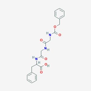 3-Phenyl-2-[[2-[[2-(phenylmethoxycarbonylamino)acetyl]amino]acetyl]amino]propanoic acid