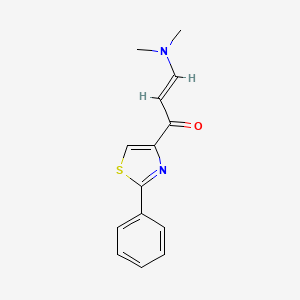 (E)-3-(dimethylamino)-1-(2-phenyl-1,3-thiazol-4-yl)prop-2-en-1-one